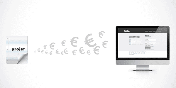 Combien coute la création d'un site web